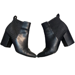 Cole Haan Aylin Black Leather Boots